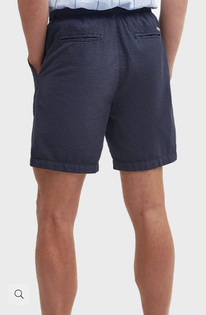 Short seersucker chino Barbour
