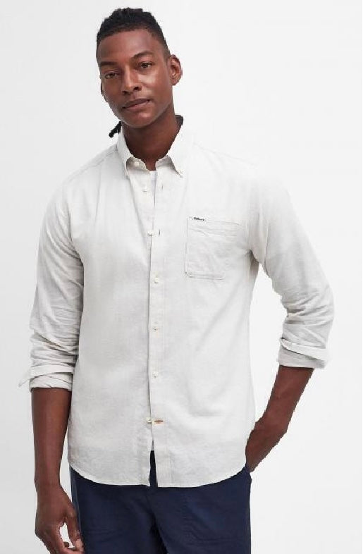 Chemise lin et coton Barbour