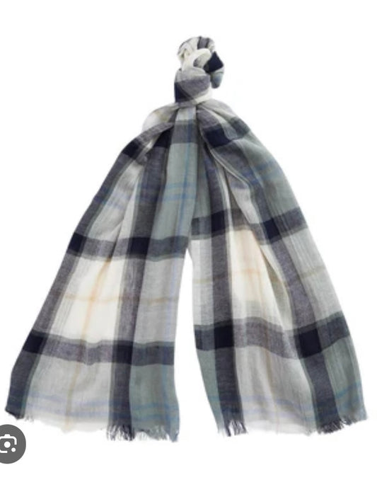 Chèche coton et lin Barbour