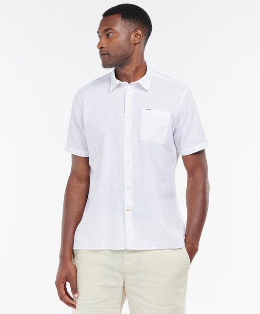 Chemisette lin et coton Barbour