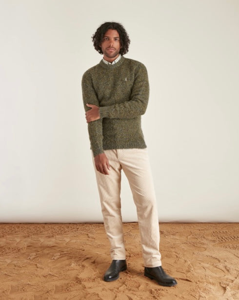 Pull col rond laine et alpaga Vicomte A