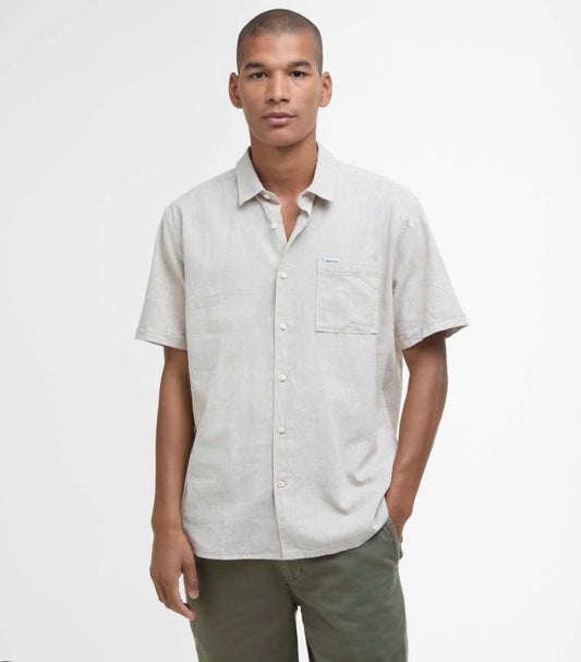 Chemisette lin et coton Barbour