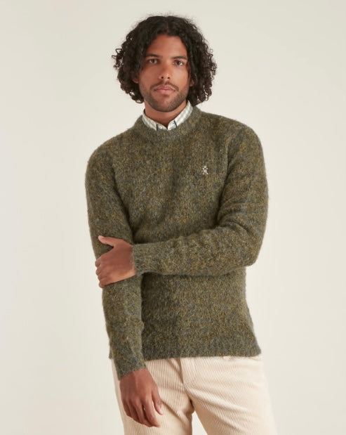 Pull col rond laine et alpaga Vicomte A