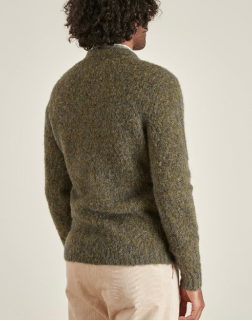 Pull col rond laine et alpaga Vicomte A