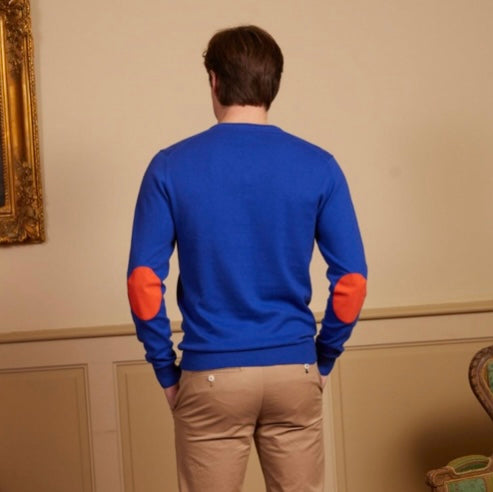 Pull col V coton et cachemire Vicomte A