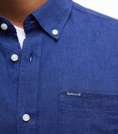 Chemise lin et coton Barbour