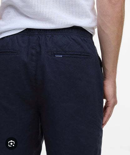 Short chino lin et coton Barbour