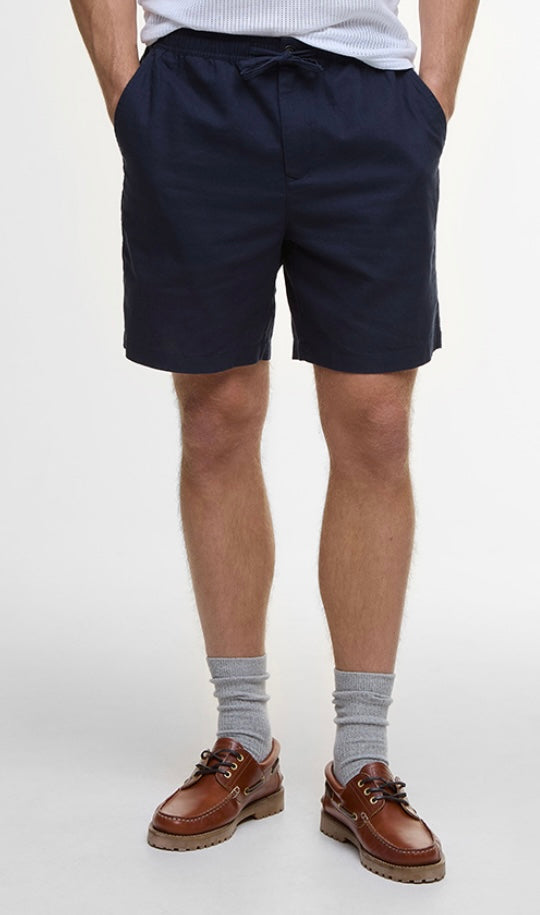 Short chino lin et coton Barbour