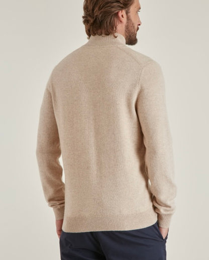 Pull col boutonné laine et coton Vicomte A