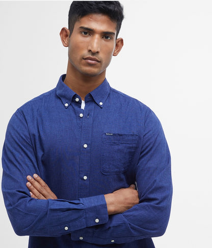 Chemise lin et coton Barbour