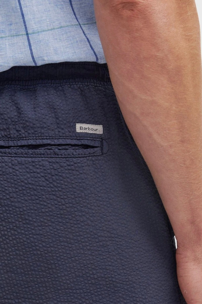 Short seersucker chino Barbour