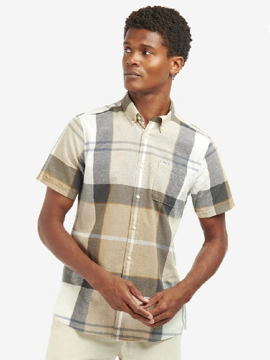 Chemisette coton et lin Barbour