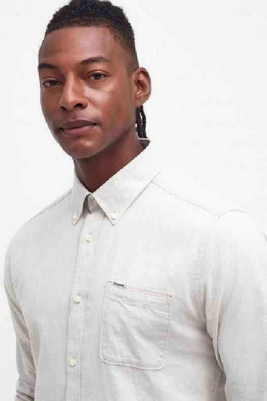 Chemise lin et coton Barbour