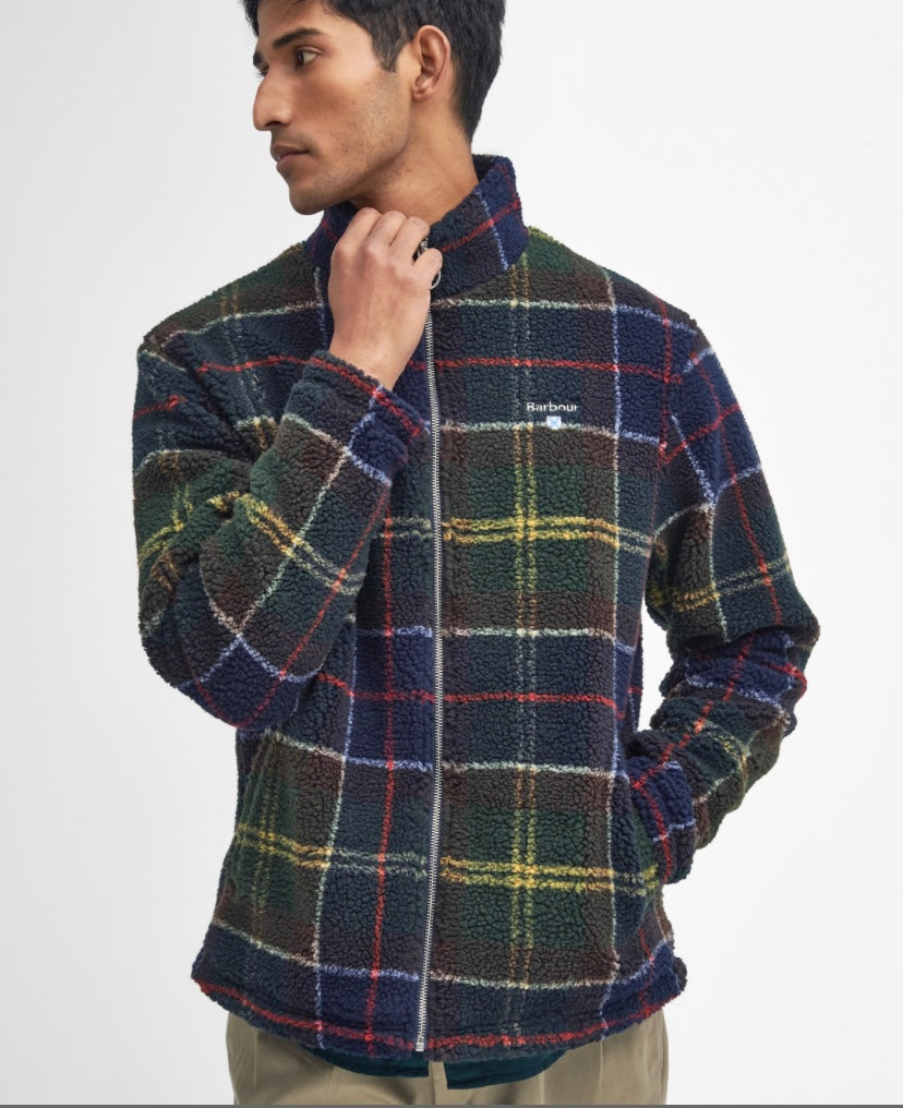 Veste polaire tartan Barbour